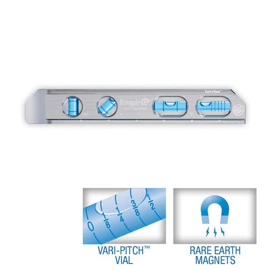 Empire Levels 8" True Blue Magnetic Billet Torpedo Level