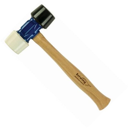 24 oz. Double-Face Mallet Hammer Wood Hickory Handle