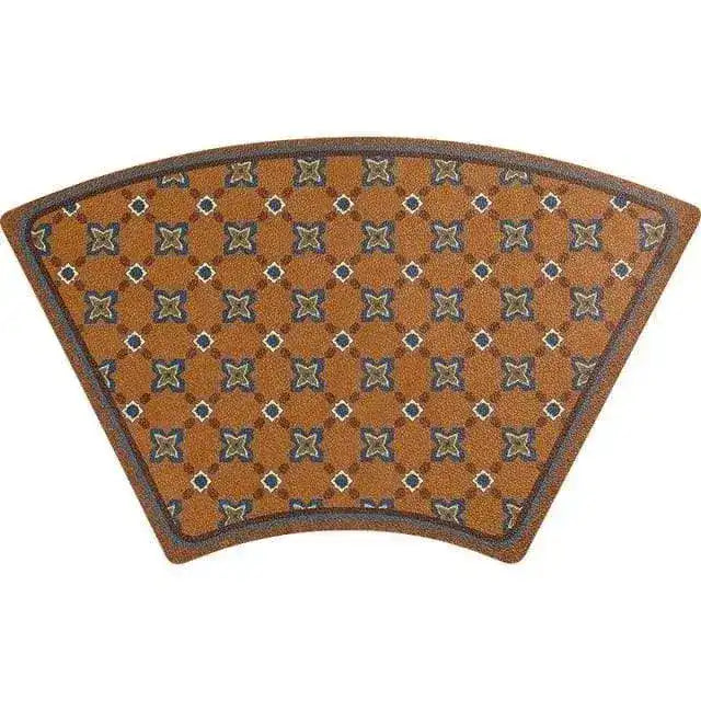 Faux Leather Chrysanthème Placemats - Set of 2 - MAIA HOMES