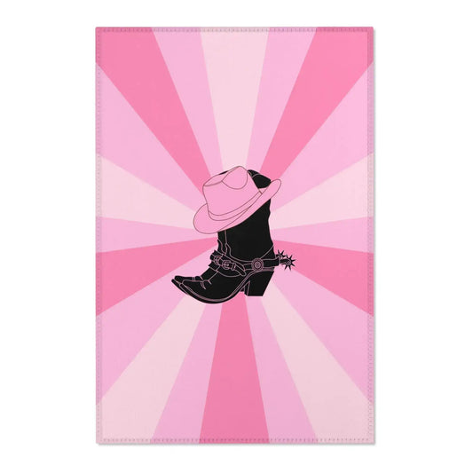 Funky Boots Pink Area Rugs - MAIA HOMES