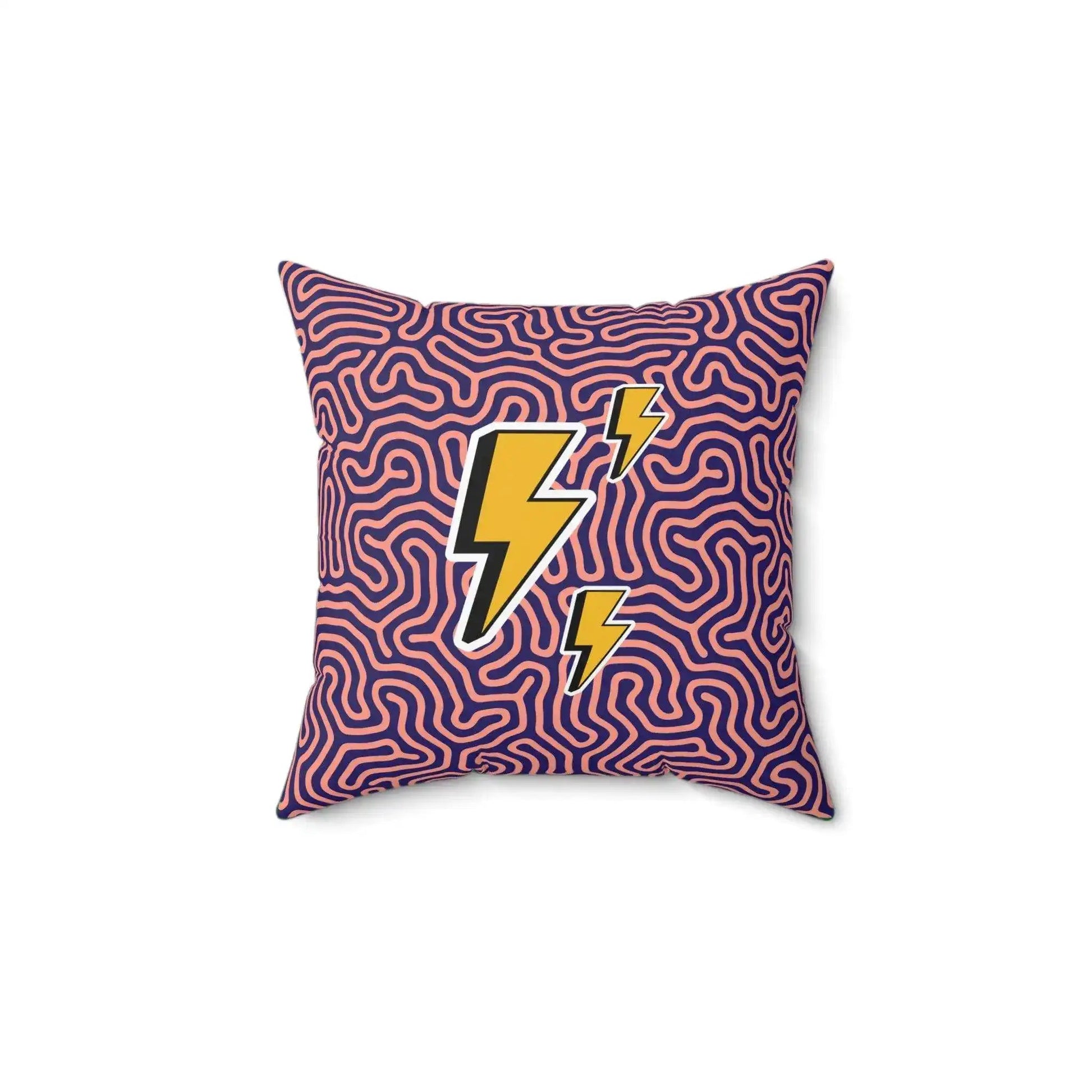 Funky Lightning Throw Pillow - MAIA HOMES