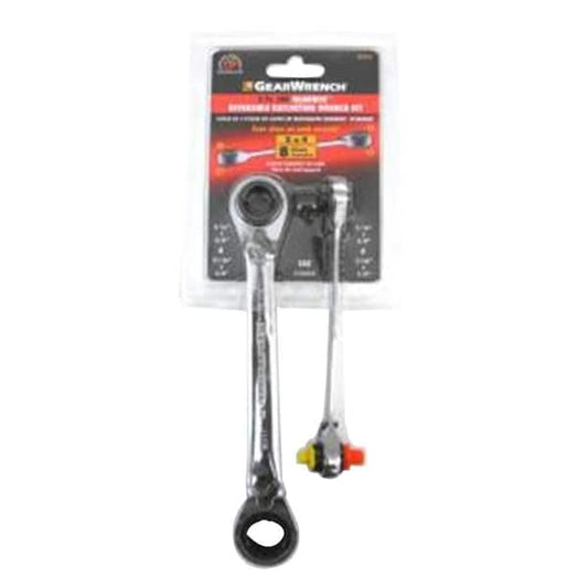 2-Piece Quadbox Reversible Ratcheting Wrench Set