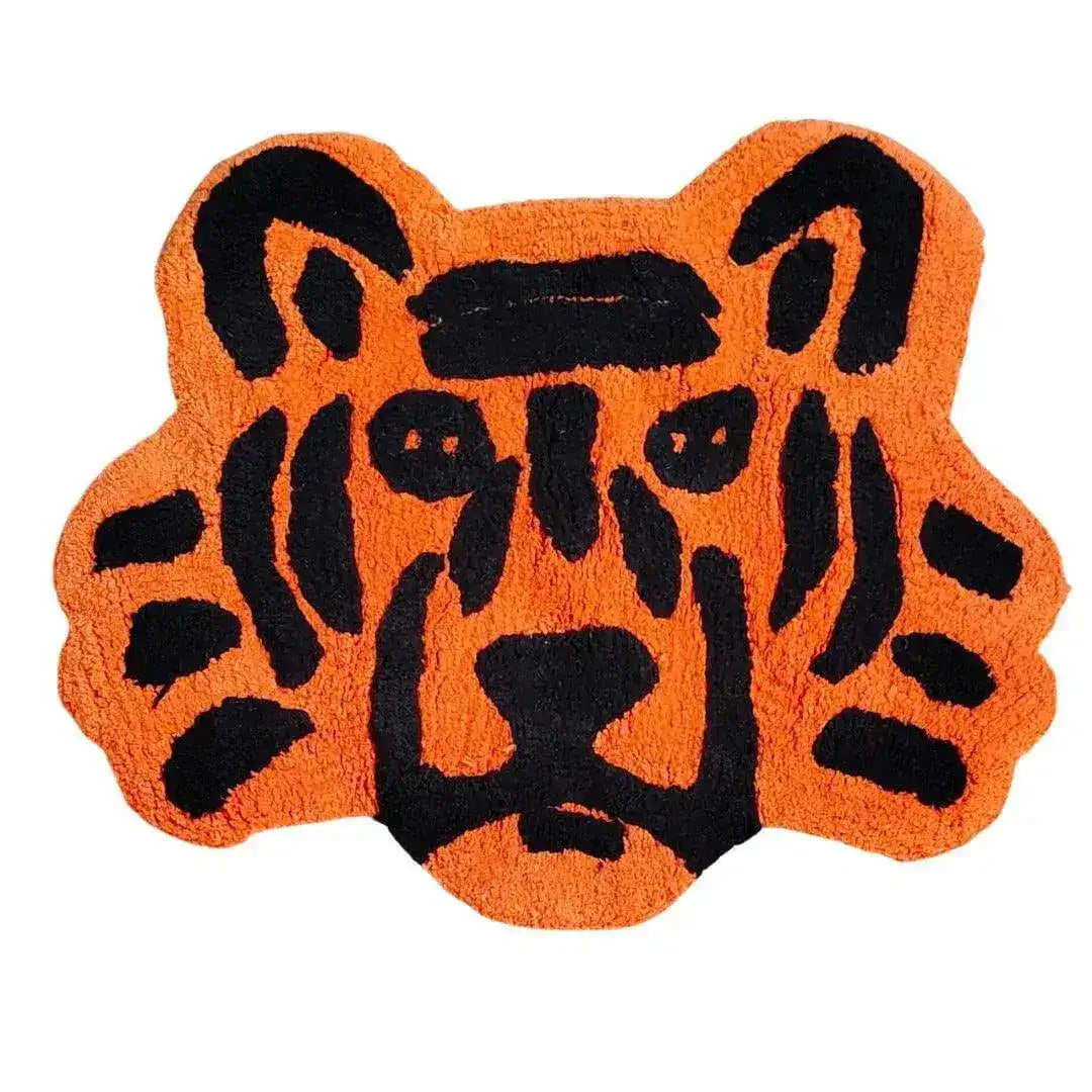 Handmade Cotton Lion Face Shaped Bath Mat - MAIA HOMES