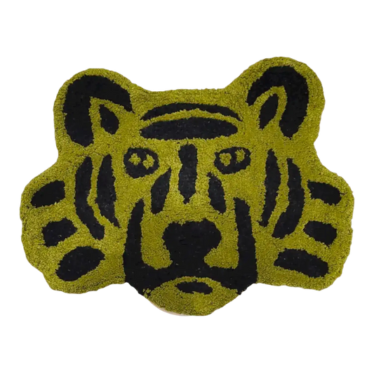 Handmade Cotton Lion Face Shaped Bath Rug - MAIA HOMES