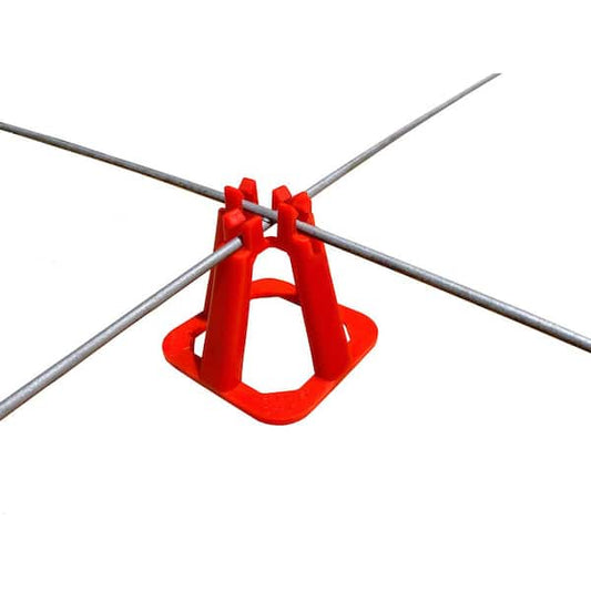 2" Concrete Rebar Chairs Steel Mesh, 100-Pack