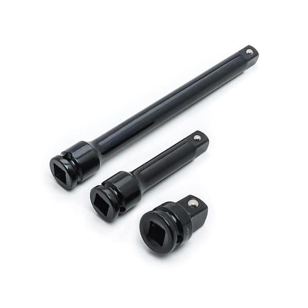 Impact Socket Extension Set And One Socket Adapter 3/8 in. Drive (3-Piece)