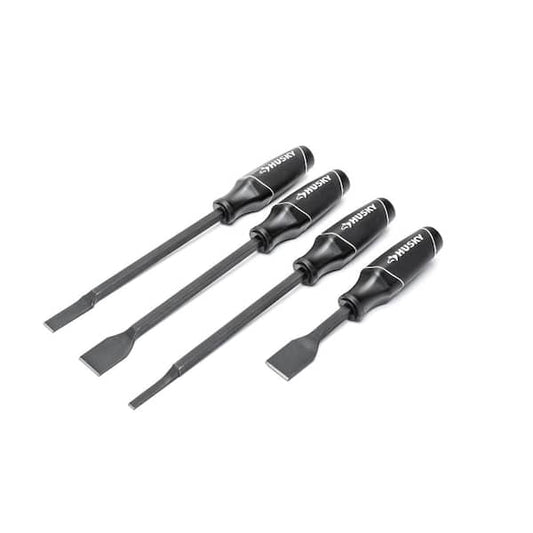 4-Piece Hand Scraper Tool Set Cushion Grip Handle