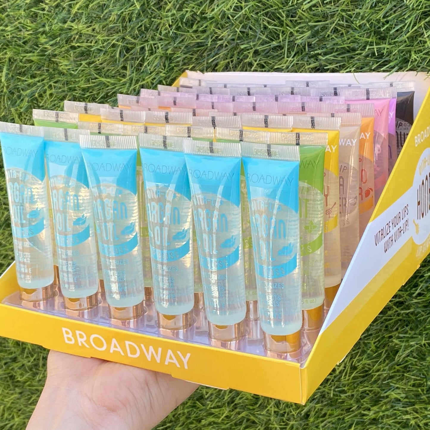 [48 PIECE] SET of All Flavors Broadway Vita-Lip Clear Lip Gloss by Kiss