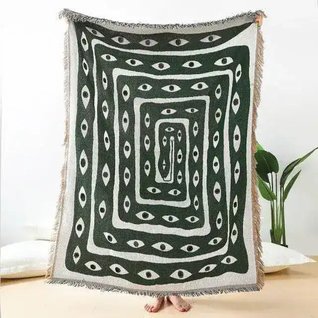 Mexicana Cotton Throw Blanket - MAIA HOMES