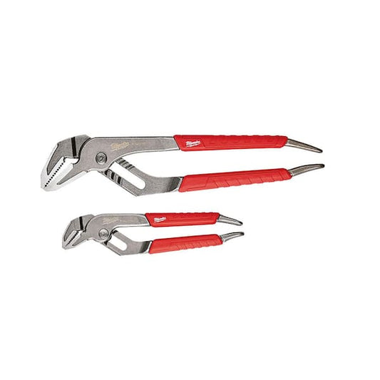 Milwaukee Ream Punch Straight Jaw Pliers Tool Set 6" 10" Rust Resistant 2 Piece