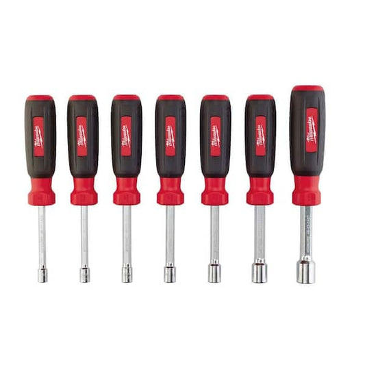 7 PCS Metric Hollow Shaft Nut Driver Set Hand Tool
