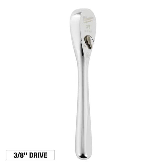 3/8" Drive Stubby Ratchet 90-Tooth 5 in. 4° Arc Swing Hand Tool