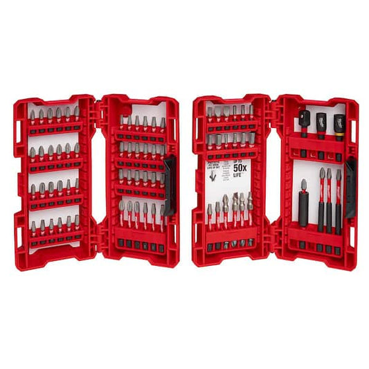 74 PCS Driver Bit Set Shockwave Alloy Steel Wear Guard Tip Tool