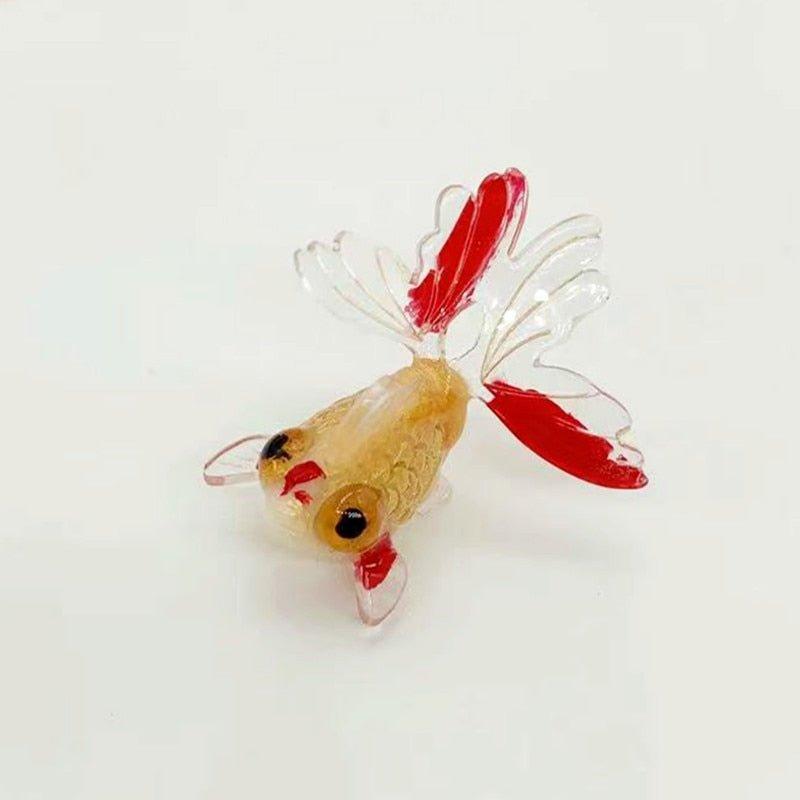 Mini Goldfish Animal Model Decor Pvc Craft Figurine - Animal Amity
