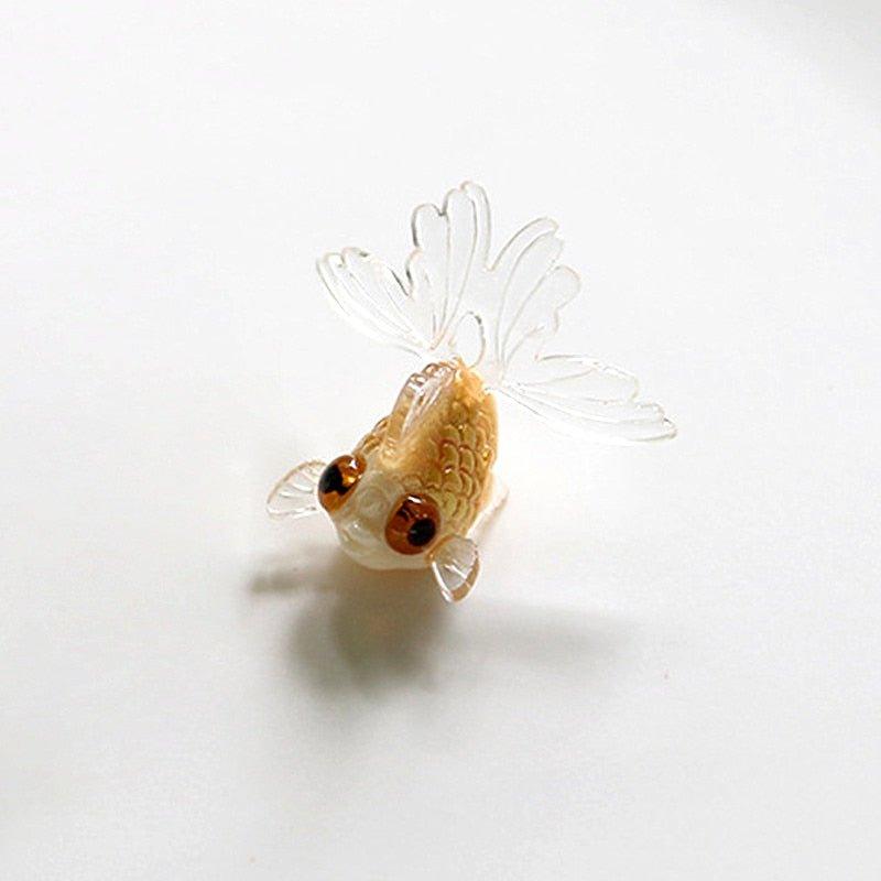 Mini Goldfish Animal Model Decor Pvc Craft Figurine - Animal Amity