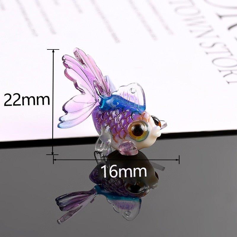 Mini Goldfish Animal Model Decor Pvc Craft Figurine - Animal Amity