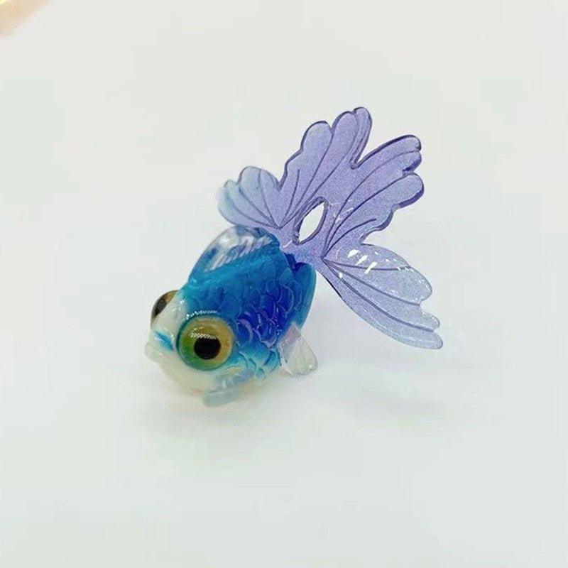 Mini Goldfish Animal Model Decor Pvc Craft Figurine - Animal Amity