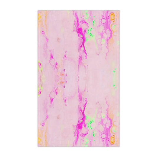 Pastel Pink Marble Kitchen Towel - MAIA HOMES