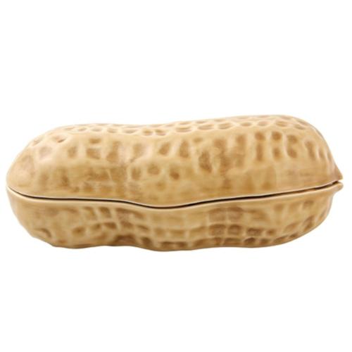 Peanut Ceramic Box, 8.7" by Bordallo Pinheiro
