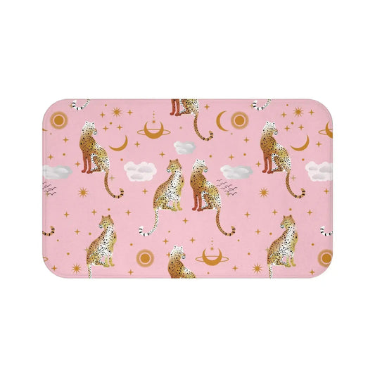 Pink Leopards Microfiber Bath Mat - MAIA HOMES