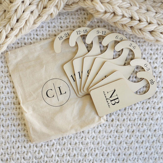 Wooden Nursery Closet Dividers | Classic