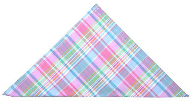 Madras Pocket Square in Kiawah by Just Madras - Country Club Prep