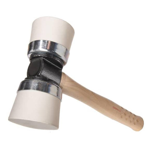 Mallet Hammer #5MI Double-Capped Wood Handle For Powernail Pneumatic Nailers