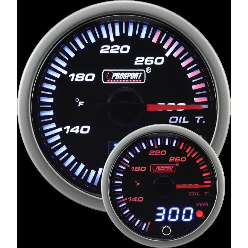 Prosport 52mm JDM Electrical Oil Temperature Gauge - Universal