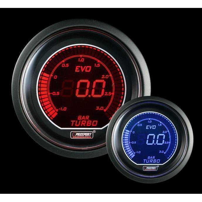 Prosport Evo Electrical Water Temperature Gauge - Celsius - Red/Blue - Universal