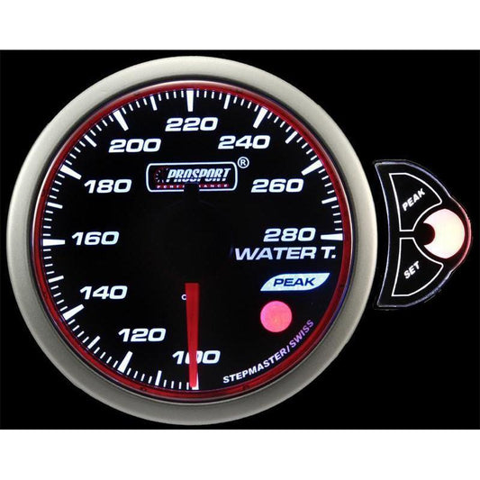 Prosport Halo Series 52mm Water Temperature Gauge - Universal