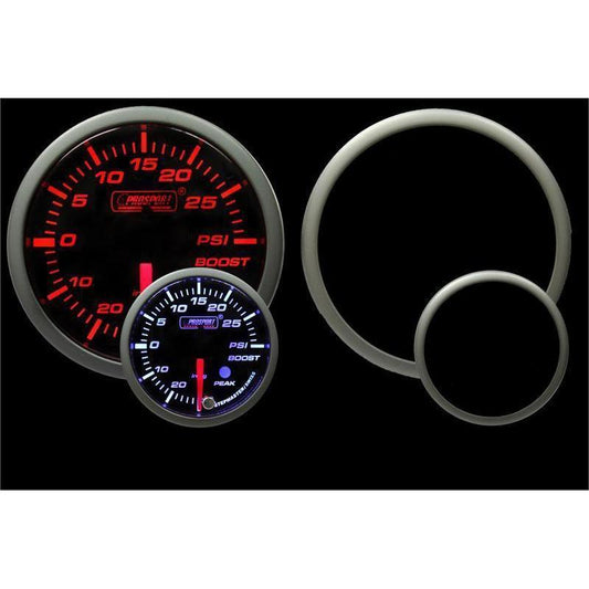 Prosport Premium Series 52mm Electric Boost Gauge - Amber/White - Universal
