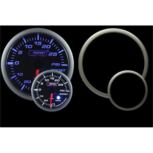 Prosport Premium Series 52mm Electric Boost Gauge - Blue/White - Universal