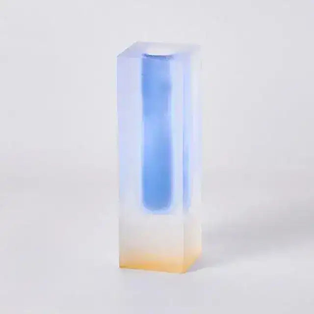 Rainbow Pillar Glass Bud Vase - MAIA HOMES