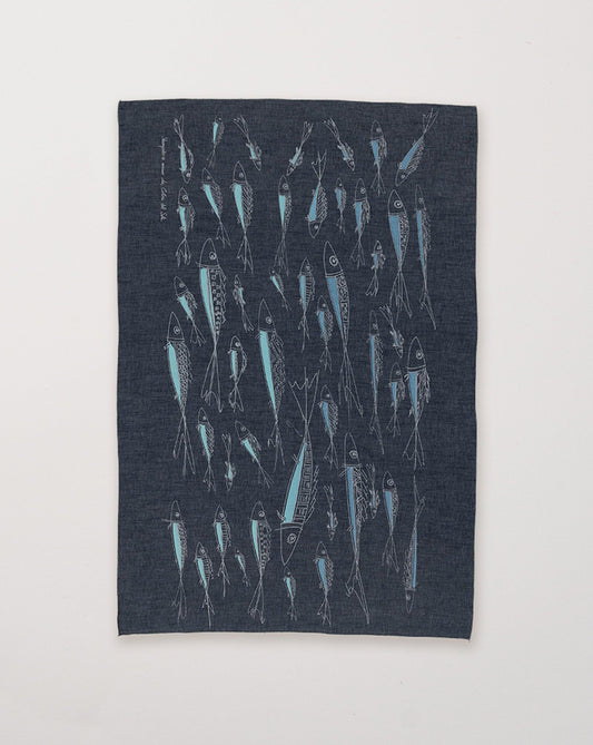 Small Tablecloth Sardine Denim