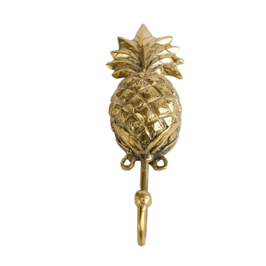 Solid Brass Pineapple Wall Hook