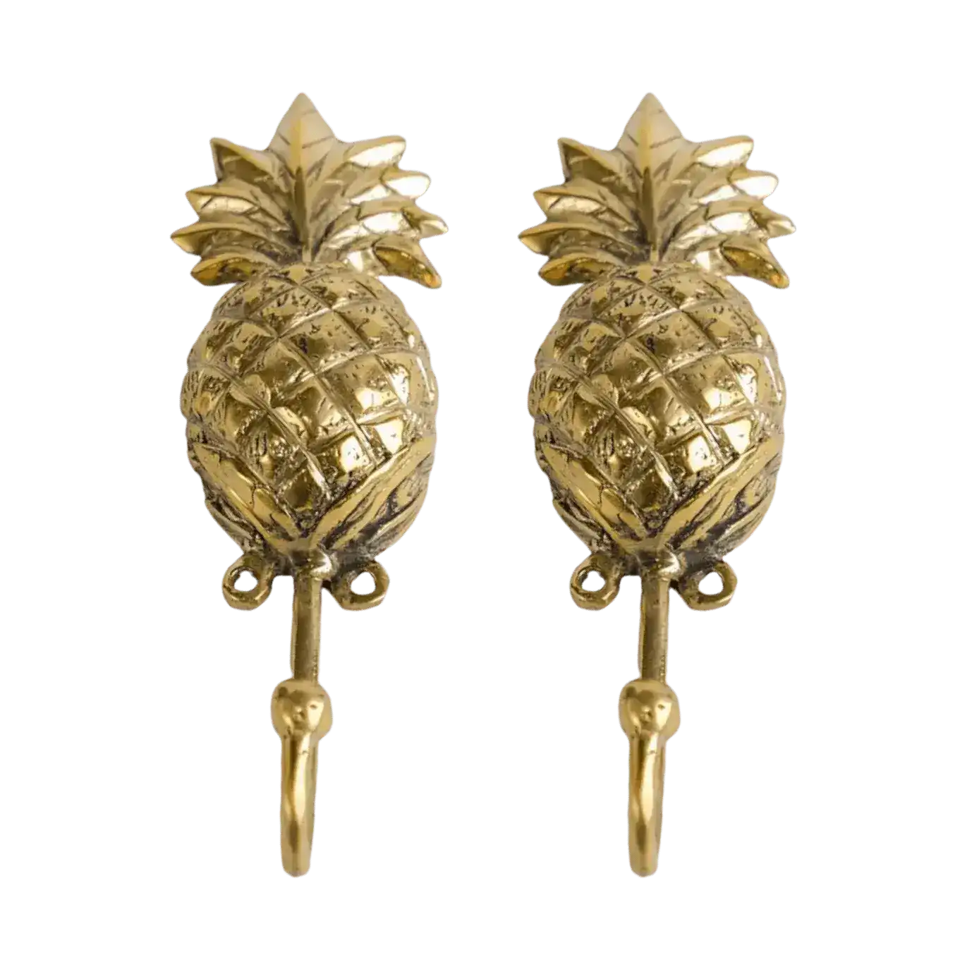Solid Brass Pineapple Wall Hook