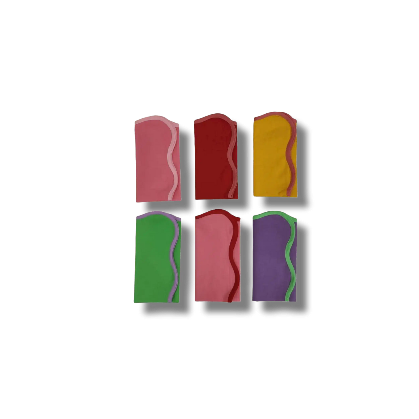 Square Scalloped Cotton Napkins