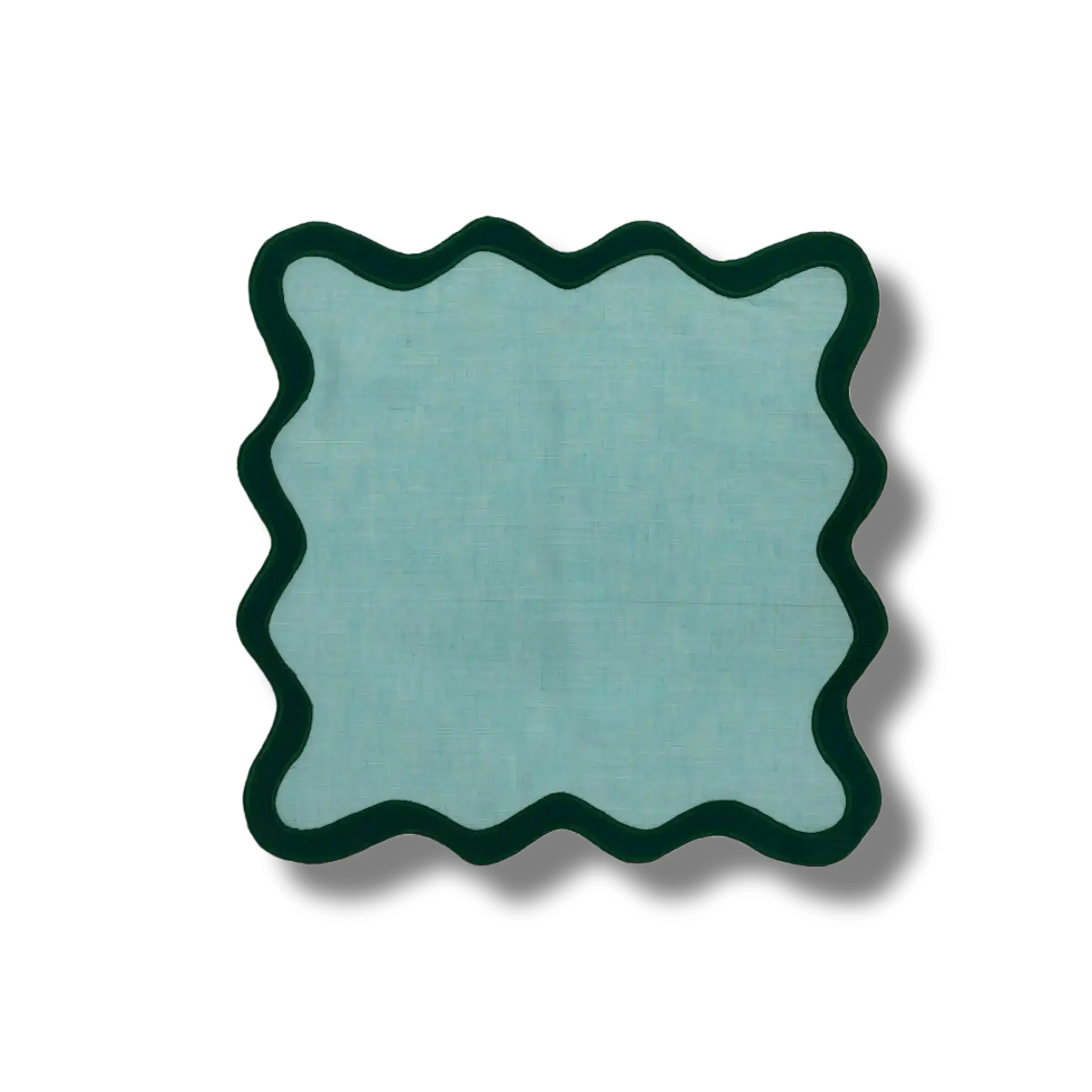 Square Scalloped Linens Napkins - MAIA HOMES