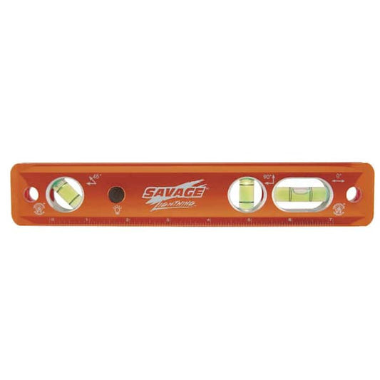 9" Aluminum Lighted Magnetic Torpedo Level Measuring Tool