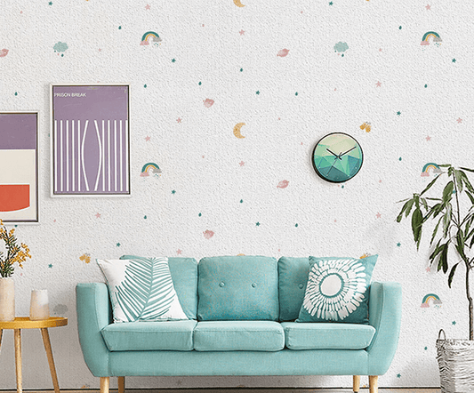 Modern Seamless Children Room wallpaper