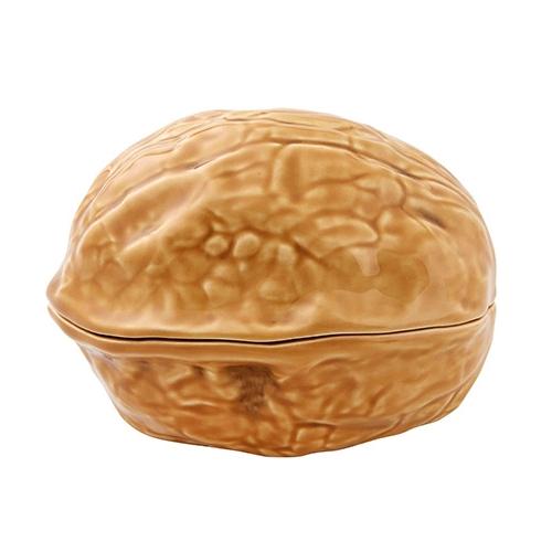 Dried Fruits Walnut Box by Bordallo Pinheiro