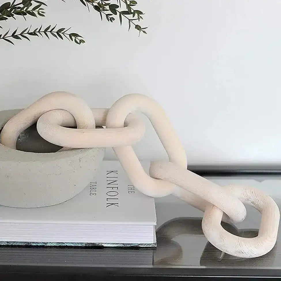 Wood Chain Link Decor